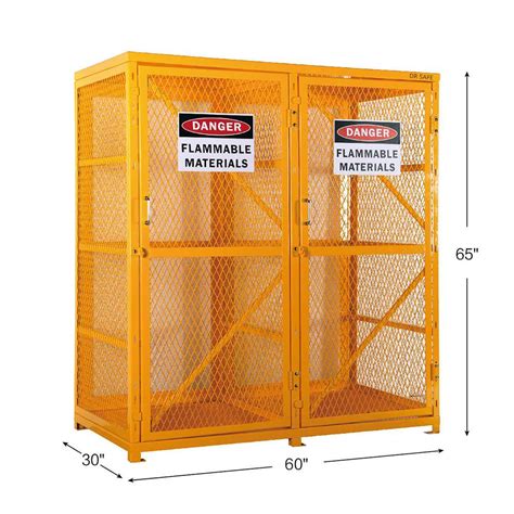 vertical gas cylinder storage cabinet